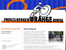 Tablet Screenshot of orange-bikes.de